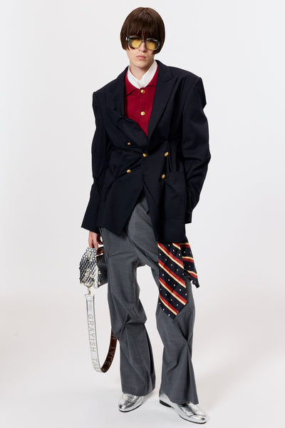 WARP BLAZER - NAVY / M25K6JK002-MASU Official Online Store